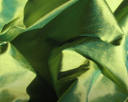 Green / Turquoise Indian Silk Dupion